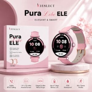 Kieslect Pura ELE - Smart Watch avec Ecran AMOLED 1.19" pour Femme