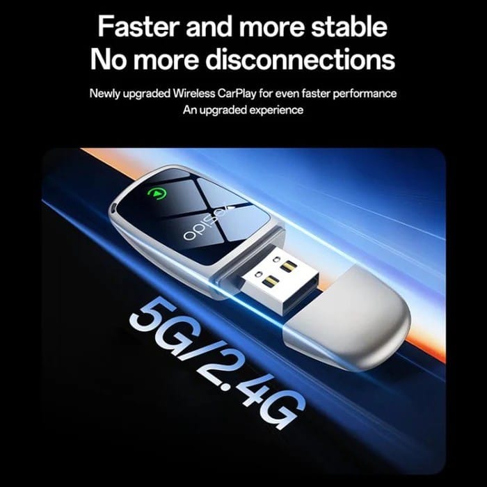 YESIDO KM29 – Adaptateur Apple CarPlay Sans Fil Wi-Fi 5G/2.4G & Bluetooth 4.2 Plug & Play YESIDO KM29 – Adaptateur Apple CarPlay Sans Fil Wi-Fi 5G/2.4G & Bluetooth 4.2 Plug & Play – Image 12