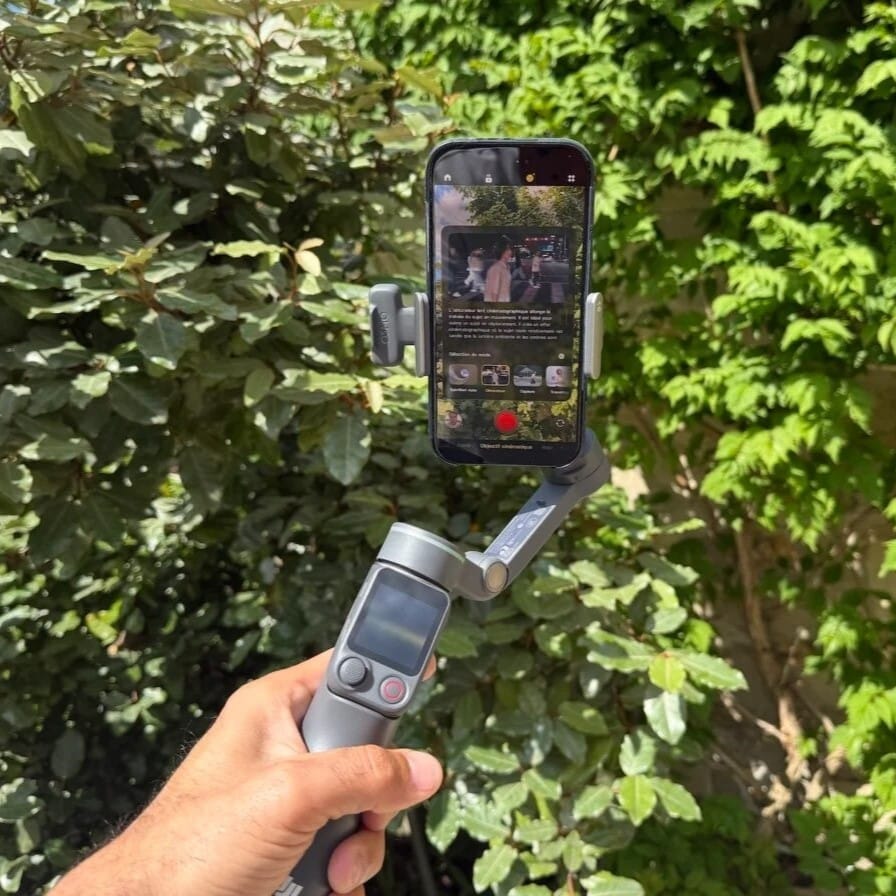 DJI Osmo Mobile 8P – Stabilisateur Smartphone 3 Axes avec ActiveTrack 8.0,Télécommande & FrameTap DJI Osmo Mobile 8P – Stabilisateur Smartphone 3 Axes avec ActiveTrack 8.0,Télécommande & FrameTap – Image 8