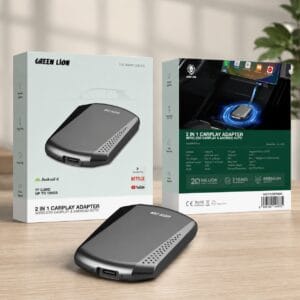 Green Lion Adaptateur CarPlay 2-en-1 Sans Fil – 2Go RAM / 16Go ROM