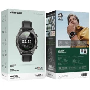 GREEN LION GALVIN – Smart Watch AMOLED 1,43", IP68 avec 100 Modes Sportifs