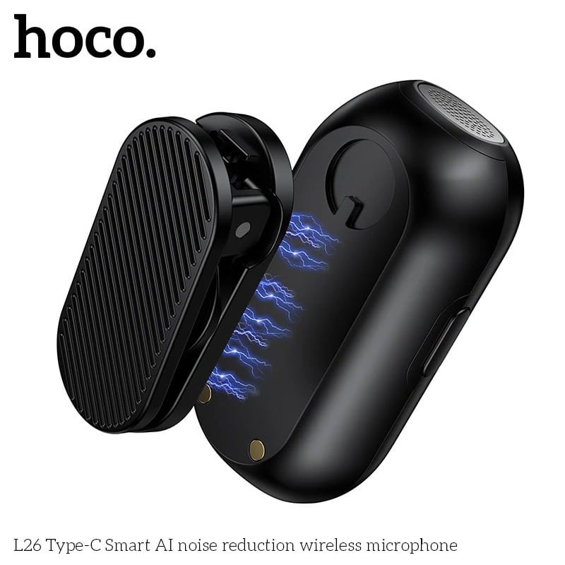 HOCO L26 – Double Microphone avec Réduction de Bruit ENC IA | USB-C HOCO L26 – Double Microphone avec Réduction de Bruit ENC IA | USB-C – Image 6