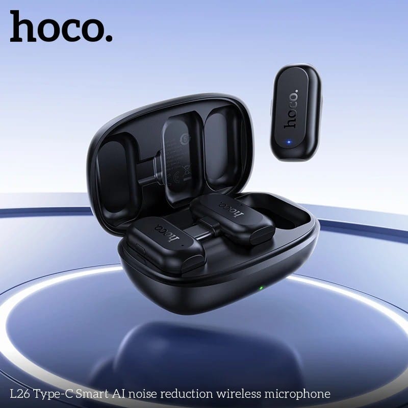 HOCO L26 – Double Microphone avec Réduction de Bruit ENC IA | USB-C HOCO L26 – Double Microphone avec Réduction de Bruit ENC IA | USB-C – Image 8