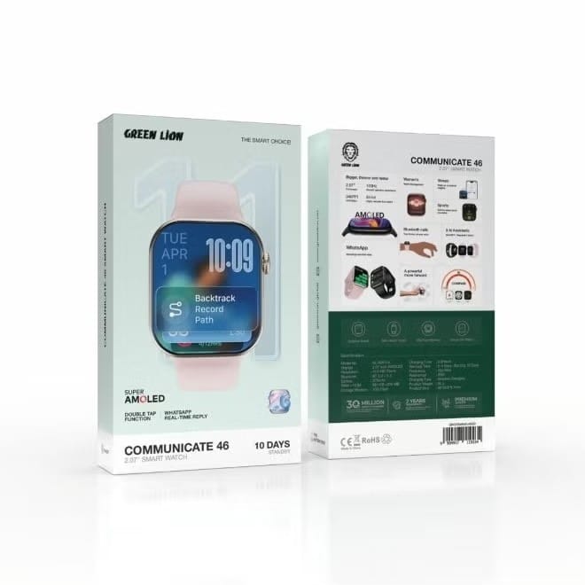 Green Lion Communicate 46 – Smart Watch Bluetooth 5.4 AMOLED 2.07’’ IP68 Green Lion Communicate 46 – Smart Watch Bluetooth 5.4 AMOLED 2.07’’ IP68 – Image 7