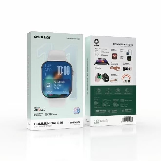 Green Lion Communicate 46 – Smart Watch Bluetooth 5.4 AMOLED 2.07’’ IP68 Green Lion Communicate 46 – Smart Watch Bluetooth 5.4 AMOLED 2.07’’ IP68 – Image 8
