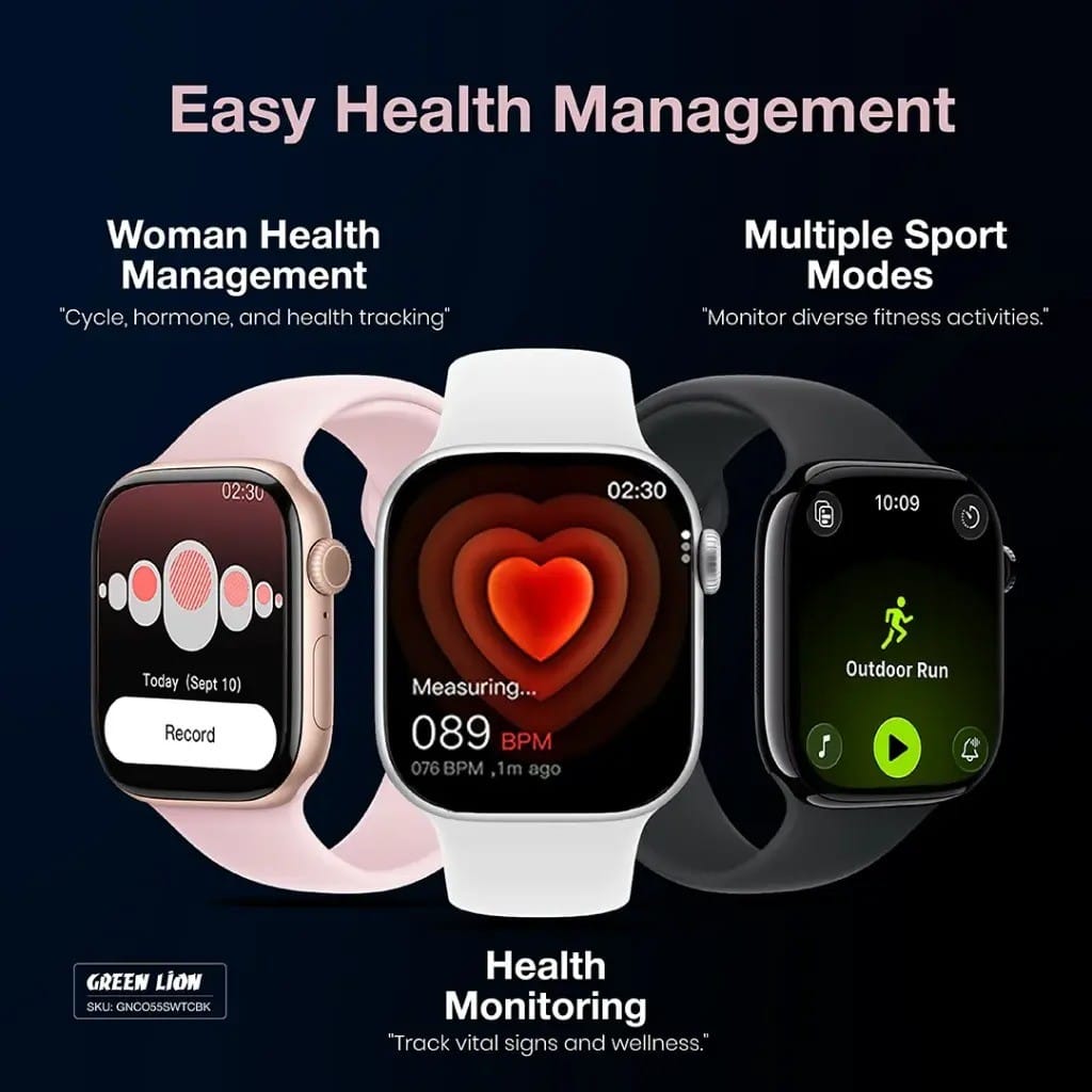 Green Lion Communicate 46 – Smart Watch Bluetooth 5.4 AMOLED 2.07’’ IP68 Green Lion Communicate 46 – Smart Watch Bluetooth 5.4 AMOLED 2.07’’ IP68 – Image 12