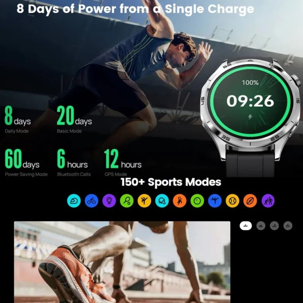 MIBRO GT – Montre Connectée avec Ecran AMOLED 1,43" | 5ATM | GPS | Assistant IA MIBRO GT – Montre Connectée avec Ecran AMOLED 1,43" | 5ATM | GPS | Assistant IA – Image 14
