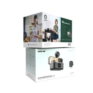 Green Lion GLM-Wireless Mic Lite – Double Microphone Sans Fil USB-C, Lightning et Jack 3,5 mm
