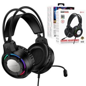 Hoco Borofone BO112 – Casque Gaming Filaire RGB avec Haut-parleurs 50mm & Microphone