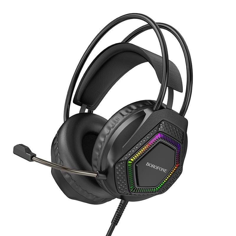 Borofone BO105 Thunder – Casque Gaming | RGB | Microphone | USB + Jack 3,5 mm Borofone BO105 Thunder – Casque Gaming | RGB | Microphone | USB + Jack 3,5 mm – Image 4