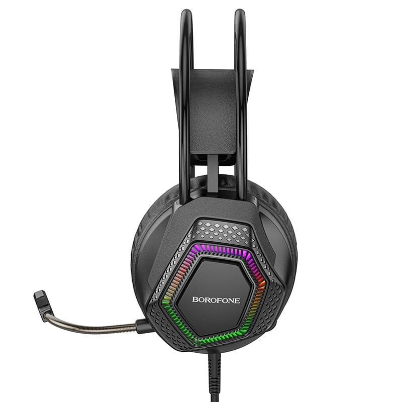 Borofone BO105 Thunder – Casque Gaming | RGB | Microphone | USB + Jack 3,5 mm Borofone BO105 Thunder – Casque Gaming | RGB | Microphone | USB + Jack 3,5 mm – Image 7