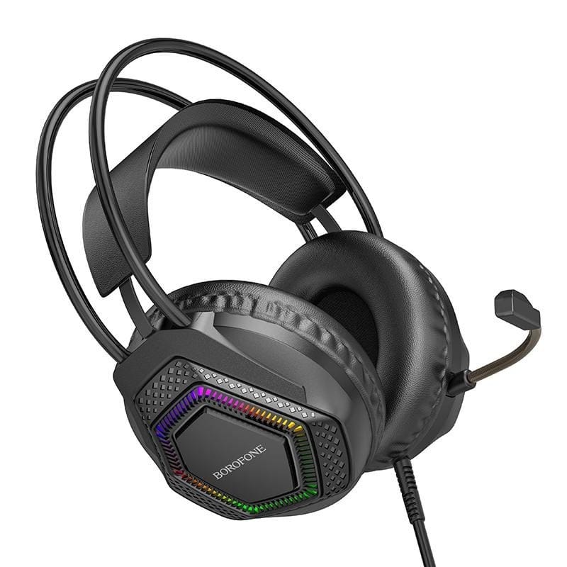 Borofone BO105 Thunder – Casque Gaming | RGB | Microphone | USB + Jack 3,5 mm Borofone BO105 Thunder – Casque Gaming | RGB | Microphone | USB + Jack 3,5 mm – Image 8