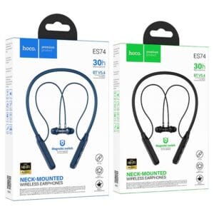 Hoco ES74 Refinado – Écouteurs Bluetooth 5.4 Tour de Cou avec Micro & 30 Heures d'Autonomie