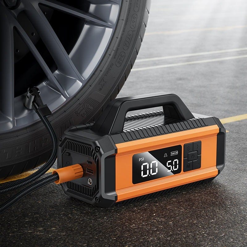 Hoco QS4 Intelligent – PowerBank 10000 mAh avec Démarreur de Batterie Auto & Pompe à Air Hoco QS4 Intelligent – PowerBank 10000 mAh avec Démarreur de Batterie Auto & Pompe à Air – Image 4