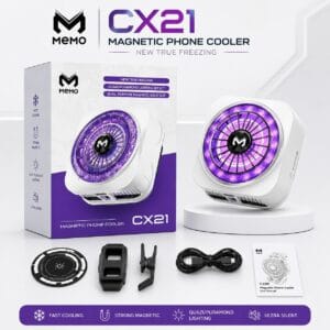 MEMO CX21 – Refroidisseur Magnétique 18W pour Smartphone