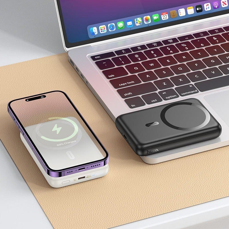 HOCO J141 – Power Bank Magnétique 10000 mAh | Charge Rapide 20W | MagSafe 15W HOCO J141 – Power Bank Magnétique 10000 mAh | Charge Rapide 20W | MagSafe 15W – Image 5