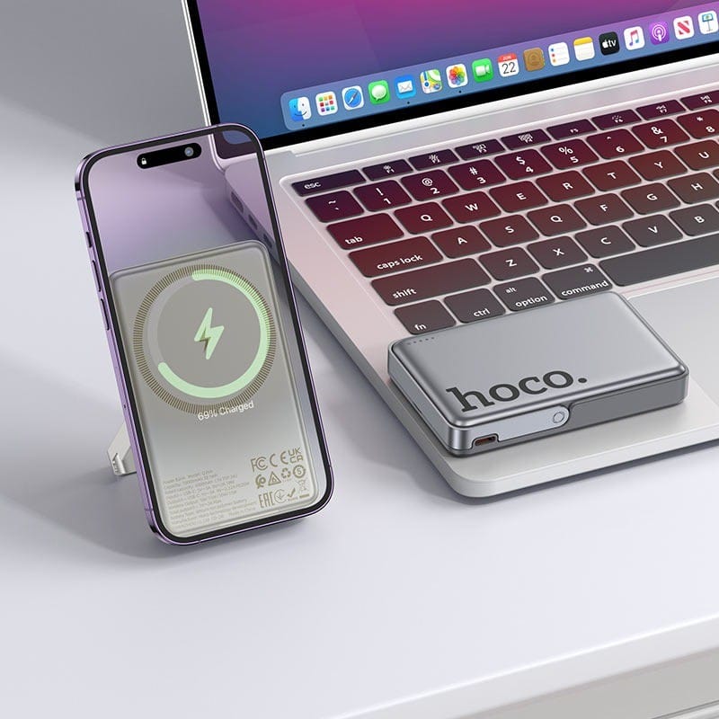 HOCO Q36A Sunlight – Power Bank Magnétique 10000mAh avec Charge Rapide PD20W HOCO Q36A Sunlight – Power Bank Magnétique 10000mAh avec Charge Rapide PD20W – Image 7