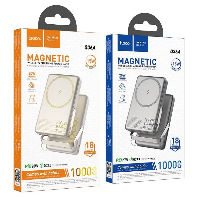 HOCO Q36A Sunlight – Power Bank Magnétique 10000mAh avec Charge Rapide PD20W HOCO Q36A Sunlight – Power Bank Magnétique 10000mAh avec Charge Rapide PD20W