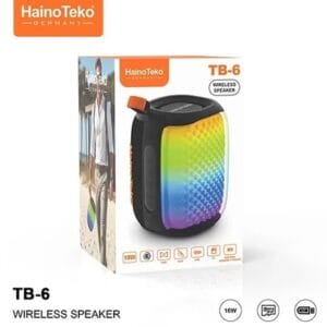 HainoTeko TB-6 – Mini Baffle Bluetooth 10W | LED RGB | TWS