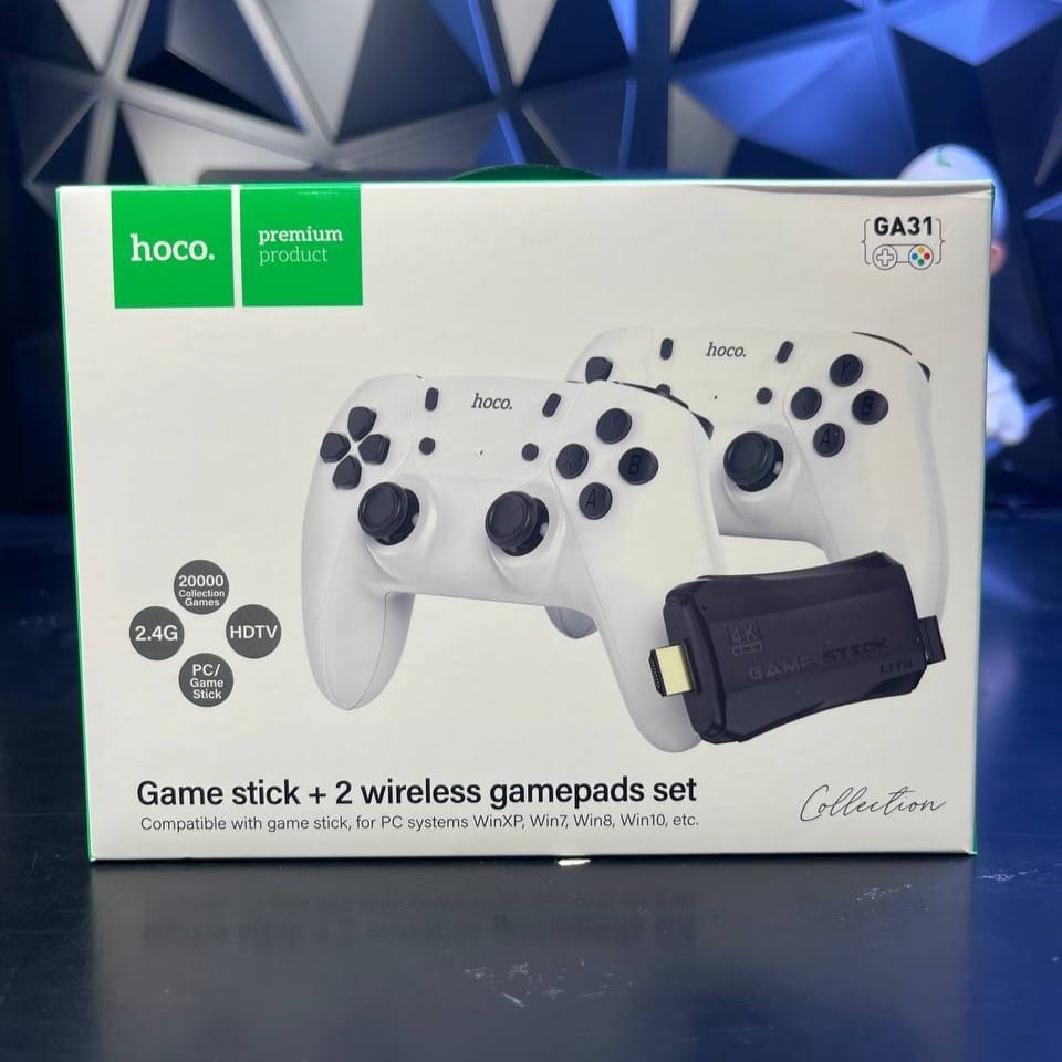 HOCO GA31 - Kit Console de Jeux Rétro HDMI avec 2 Manettes Sans Fil HOCO GA31 - Kit Console de Jeux Rétro HDMI avec 2 Manettes Sans Fil – Image 14