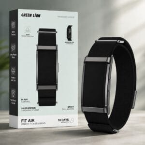 Green Lion Fit Air – Bracelet Connecté avec Etanchéité 1ATM & Suivi Santé 24h/24