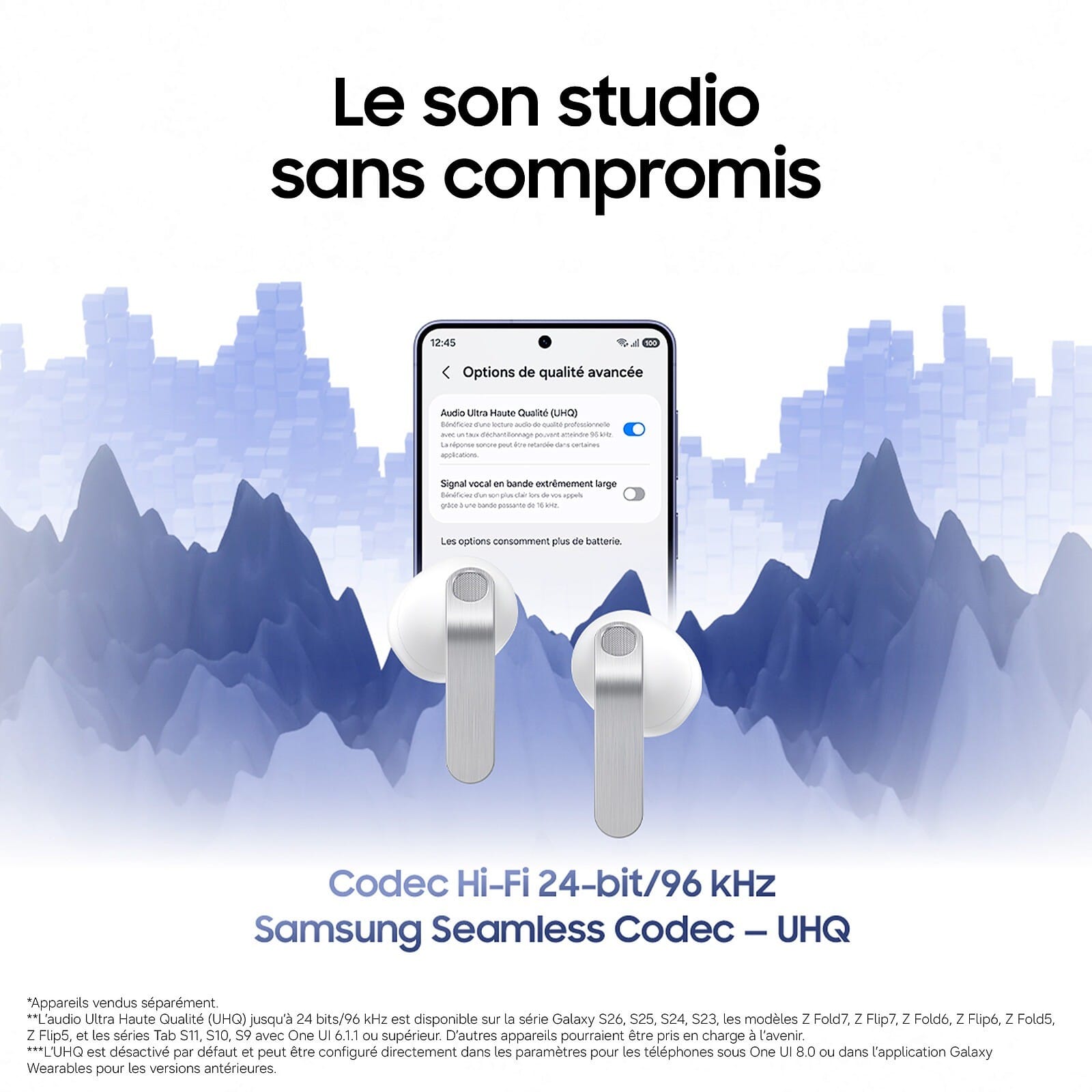 Samsung Galaxy Buds4 – Écouteurs Bluetooth 6.1 avec ANC Adaptatif & Galaxy AI Samsung Galaxy Buds4 – Écouteurs Bluetooth 6.1 avec ANC Adaptatif & Galaxy AI – Image 20
