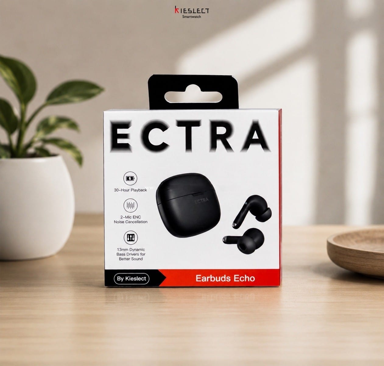ECTRA Echo By kieslect – Écouteurs Bluetooth 6.0 avec Double Micro ENC ECTRA Echo By kieslect – Écouteurs Bluetooth 6.0 avec Double Micro ENC – Image 2