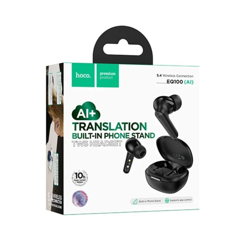 Hoco EQ100 AI – Écouteurs Bluetooth 5.4 avec Traduction IA & 10h d'Autonomie Hoco EQ100 AI – Écouteurs Bluetooth 5.4 avec Traduction IA & 10h d'Autonomie – Image 10