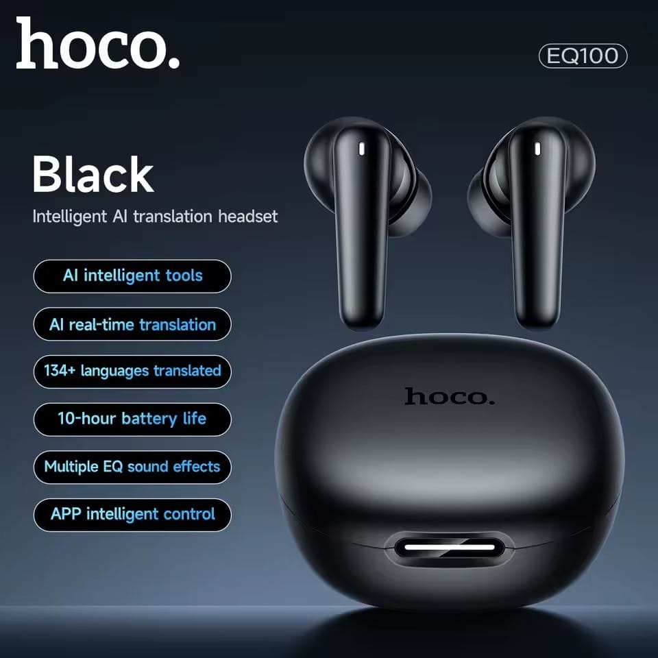 Hoco EQ100 AI – Écouteurs Bluetooth 5.4 avec Traduction IA & 10h d'Autonomie Hoco EQ100 AI – Écouteurs Bluetooth 5.4 avec Traduction IA & 10h d'Autonomie – Image 21