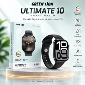 Green Lion Ultimate 10  – Smartwatch AMOLED 1,85″ | ChatGPT | Boussole