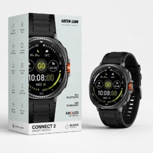 Green Lion CONNECT 2 – Montre Connectée AMOLED 1,43″ avec Bluetooth 5.4 & 1ATM