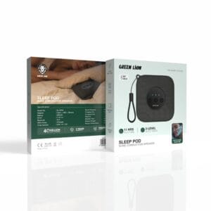 Green Lion Sleeppod – Enceinte Bluetooth 6.0 pour Sommeil avec 11H d’Autonomie
