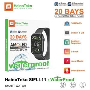 New arrivals HainoTeko SIFLI-11 – Montre Connectée AMOLED 2,02" | Traduction IA | 20j d’Autonomie