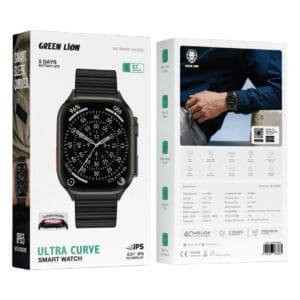 Green Lion Ultra Curve – Montre Connectée avec Écran IPS 1,52", Bluetooth 5.4