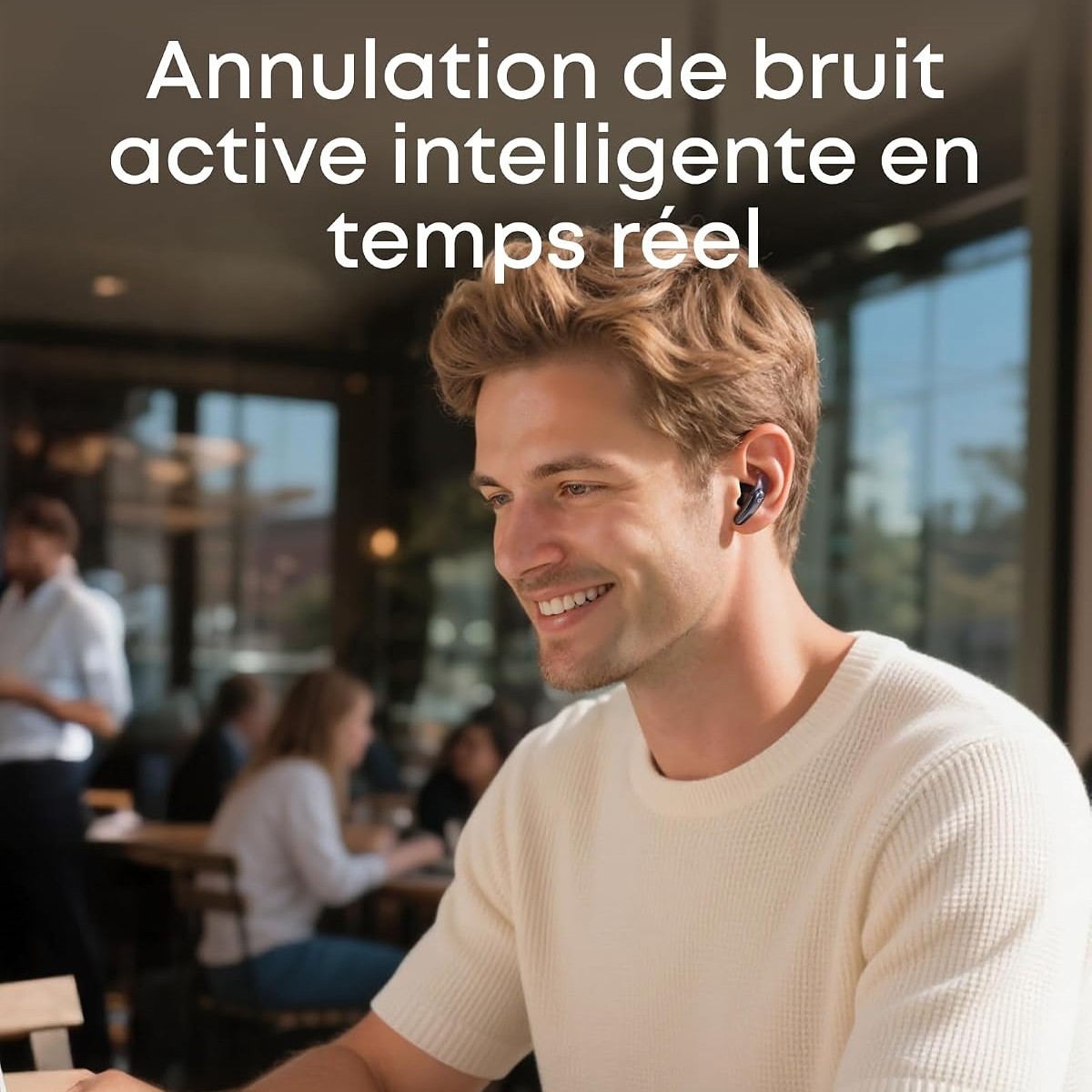 Anker Soundcore Liberty Buds – Écouteurs Bluetooth avec ANC Adaptatif, Audio Spatial & Traduction IA Anker Soundcore Liberty Buds – Écouteurs Bluetooth avec ANC Adaptatif, Audio Spatial & Traduction IA – Image 6