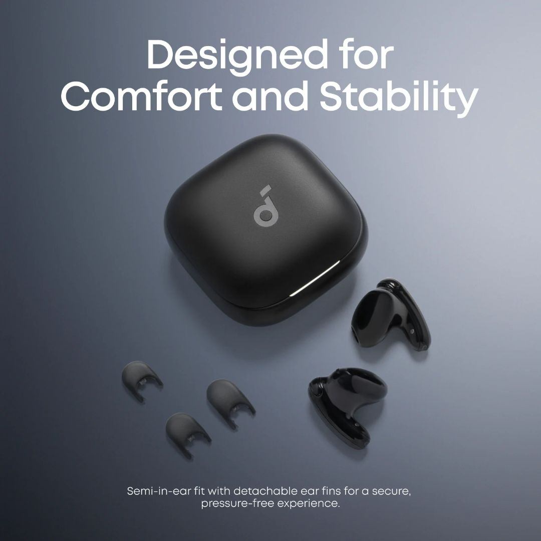 Anker Soundcore Liberty Buds – Écouteurs Bluetooth avec ANC Adaptatif, Audio Spatial & Traduction IA Anker Soundcore Liberty Buds – Écouteurs Bluetooth avec ANC Adaptatif, Audio Spatial & Traduction IA – Image 2